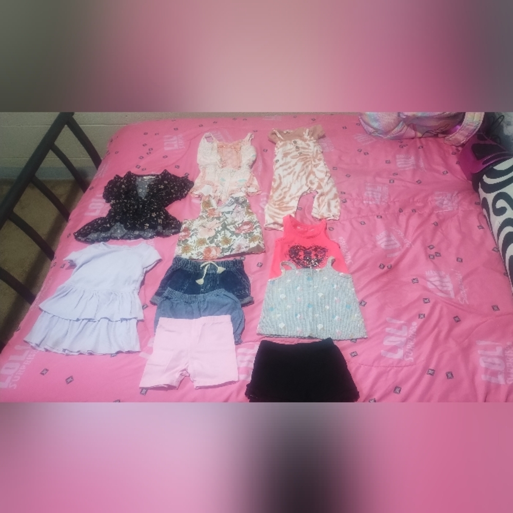 12 months summer girl clothes